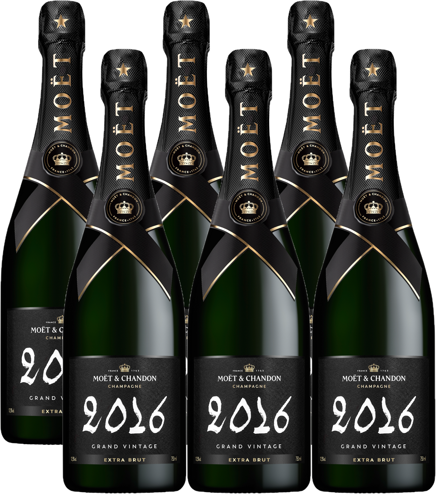 MOET & CHANDON GRAND VINTAGE 2016 - 750ML (6 BOTTLES CASE OFFER)