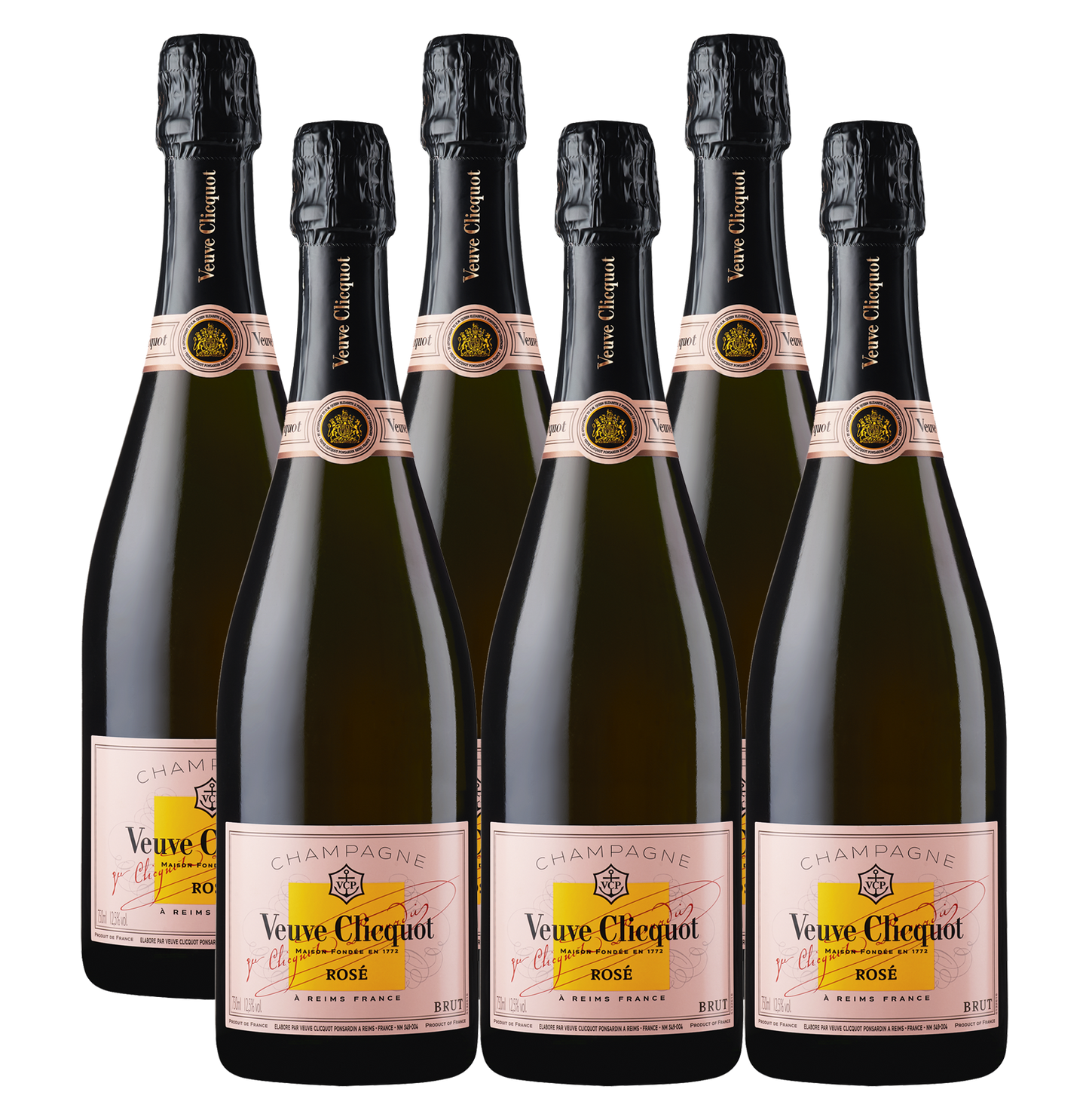VEUVE CLICQUOT ROSE - 750ML (6 BOTTLES CASE OFFER)