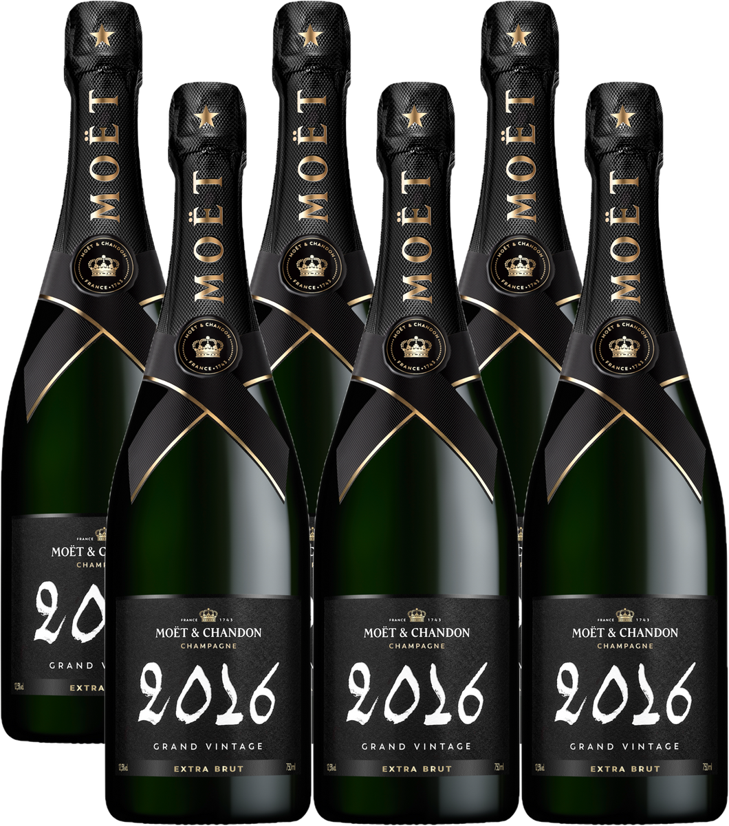 MOET & CHANDON GRAND VINTAGE 2016 - 750ML (6 BOTTLES CASE OFFER)