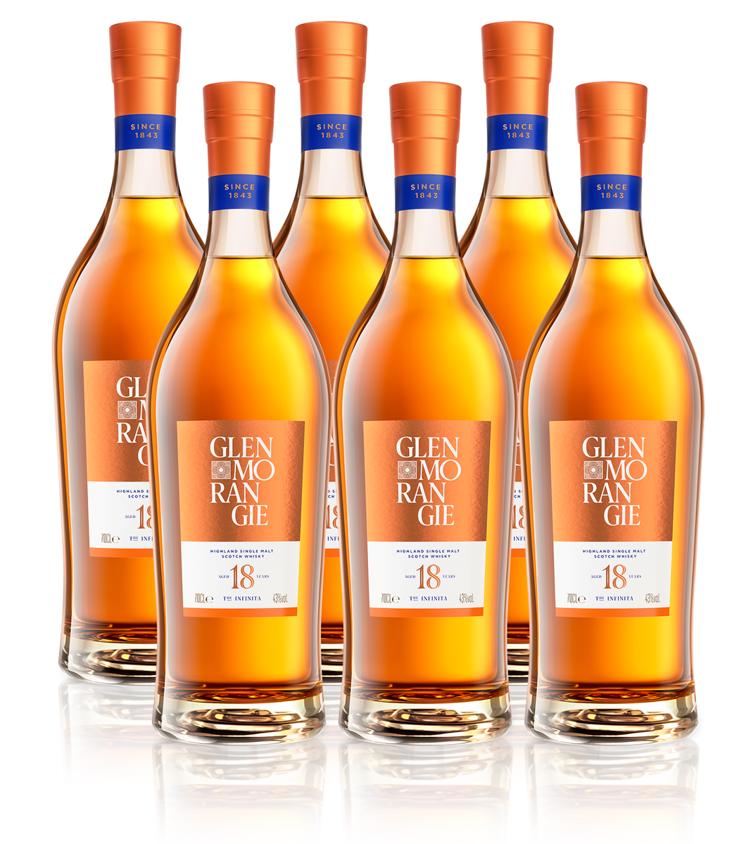 GLENMORANGIE THE INFINITA 18 YEARS OLD GB - 700ML (6 BOTTLE CASE OFFER)