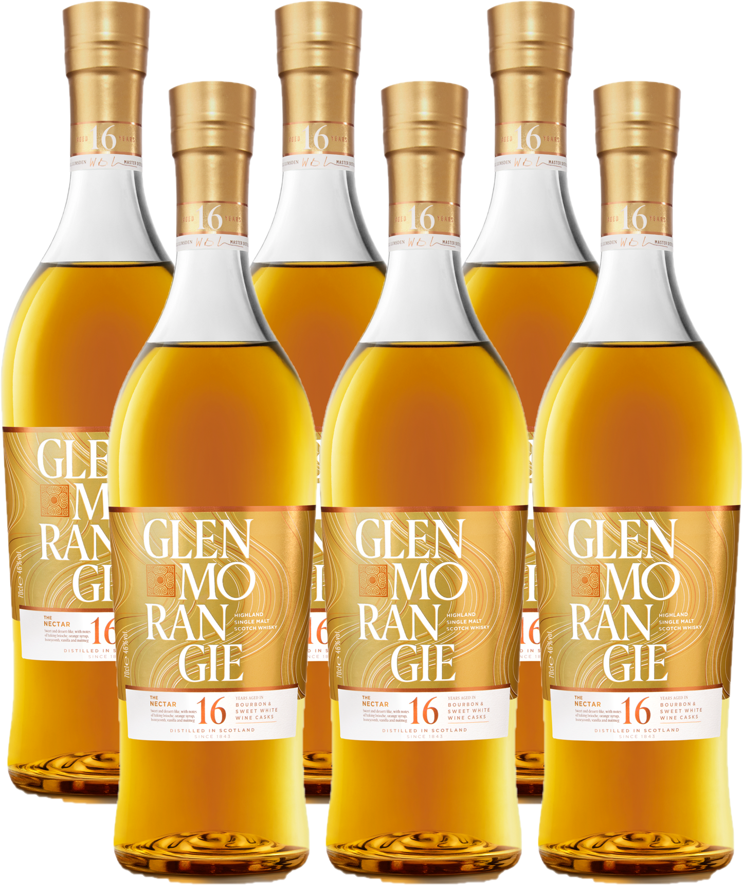 GLENMORANGIE THE NECTAR 16 YEARS OLD GB - 700ML (6 BOTTLES CASE OFFER)