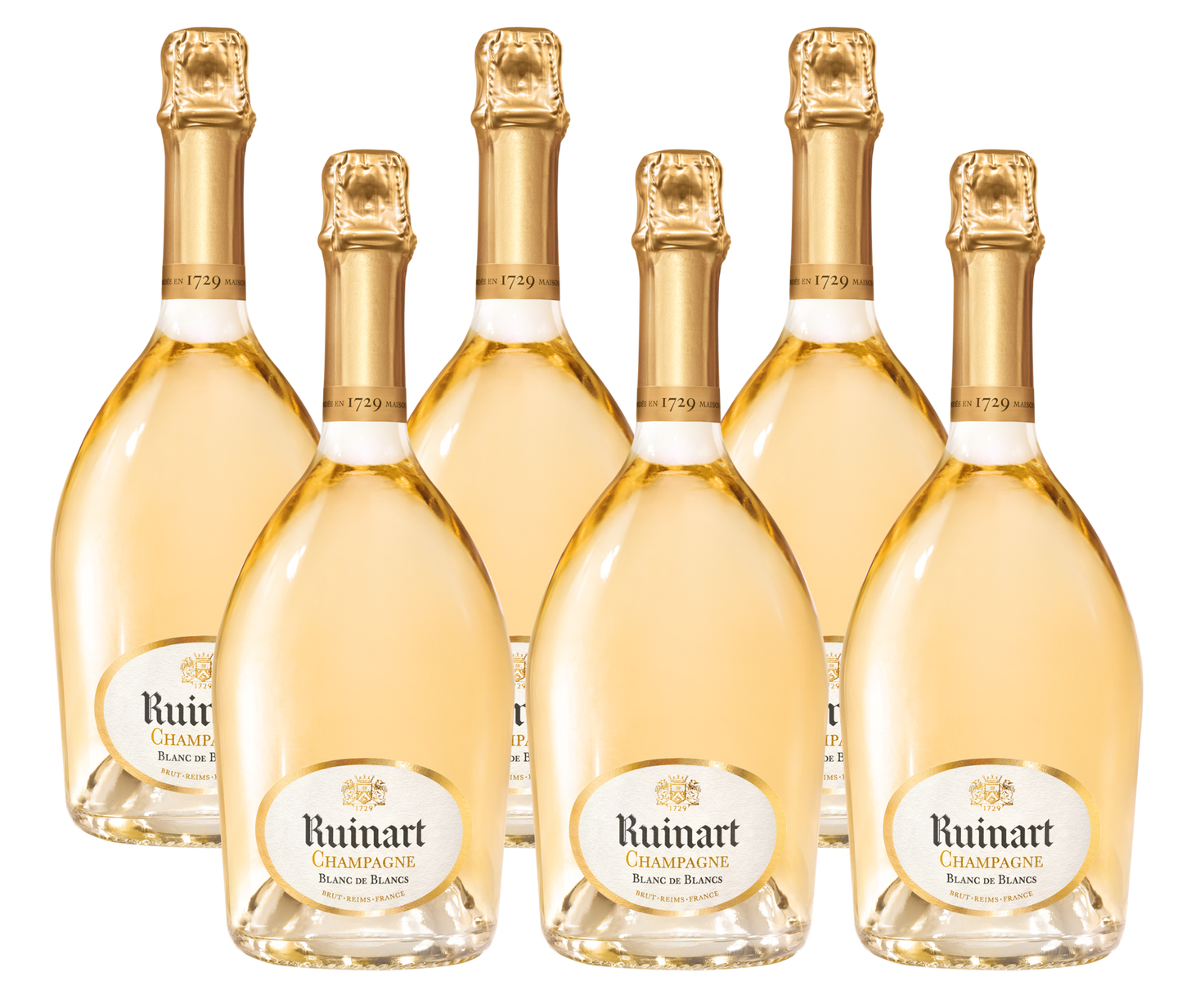 RUINART BLANC DE BLANCS - 750ML (6 BOTTLES CASE OFFER)
