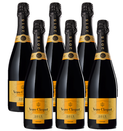 VEUVE CLICQUOT VINTAGE 2015 GB - 750ML (6 BOTTLES CASE OFFER)