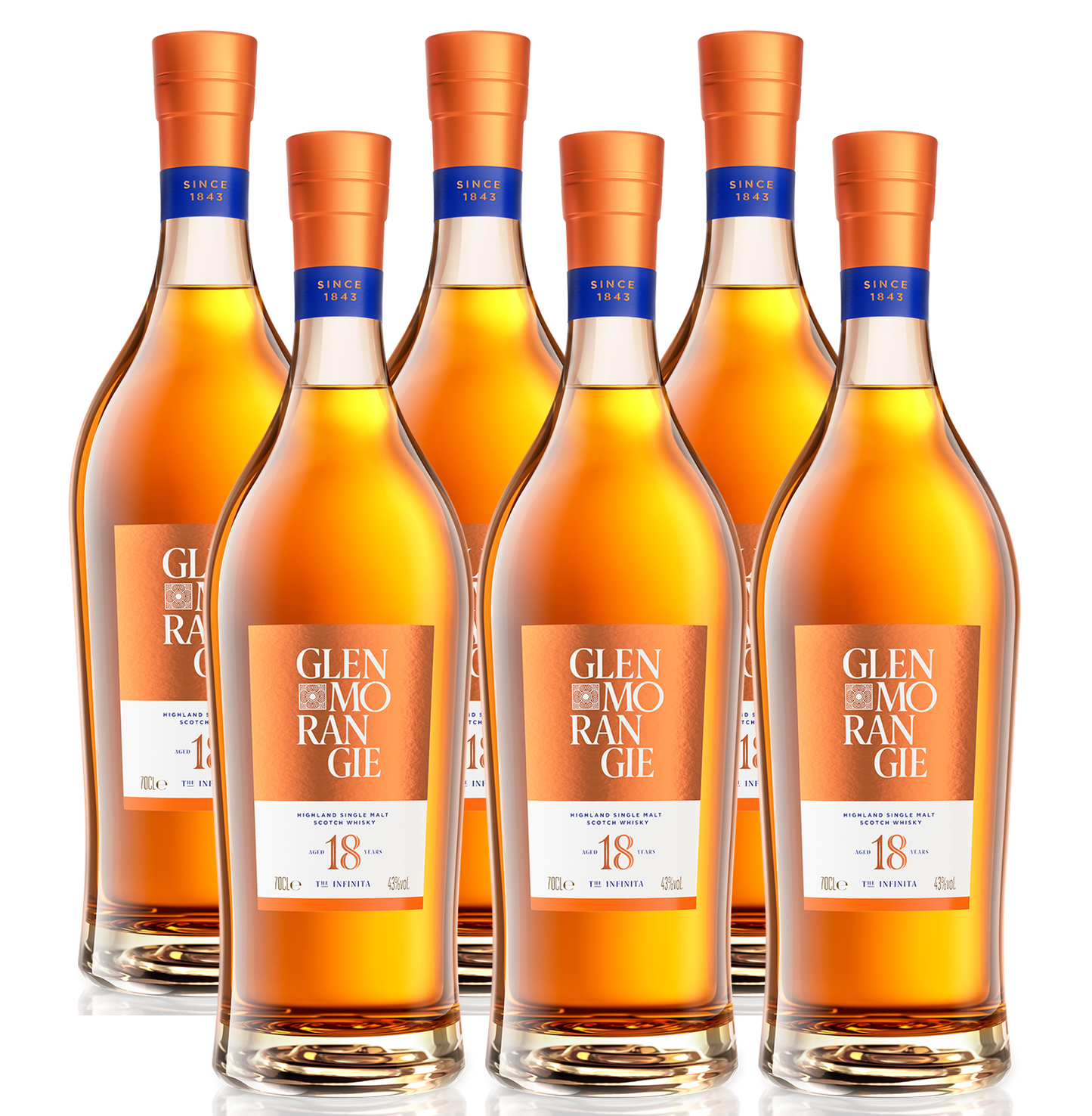 GLENMORANGIE THE INFINITA 18 YEARS OLD GB - 700ML (6 BOTTLE CASE OFFER)