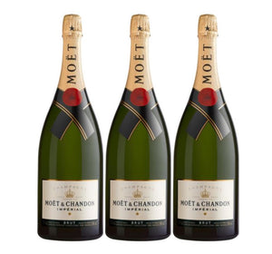 MOET & CHANDON IMPERIAL BRUT - 1500ML (3 BOTTLES CASE OFFER)