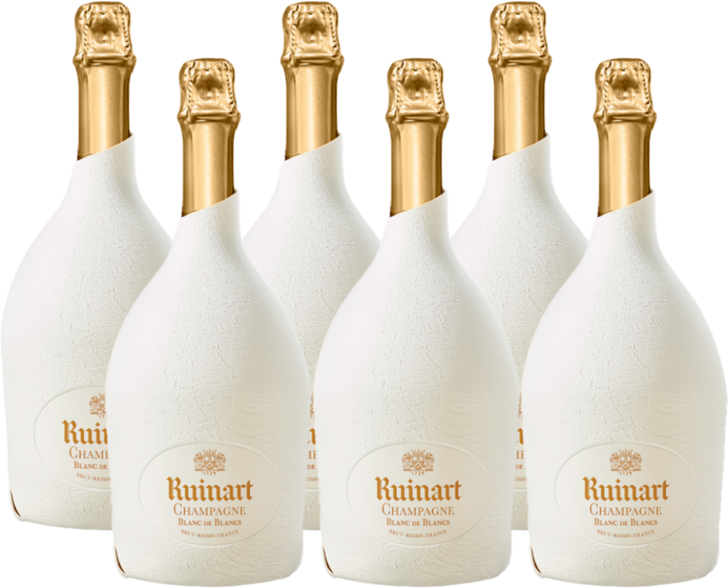 RUINART SECOND SKIN CASE BLANC DE BLANCS - 750ML (6 BOTTLES CASE OFFER)